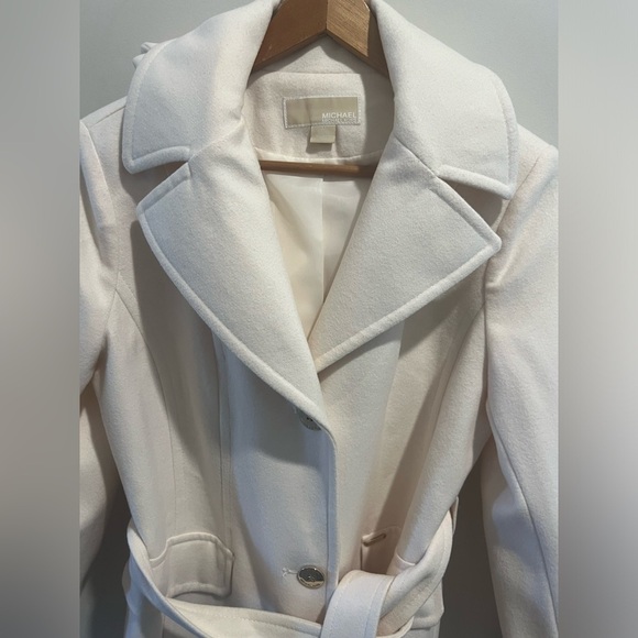 Michael Kors Hooded Belted Walker Coat - Picture 4 of 12